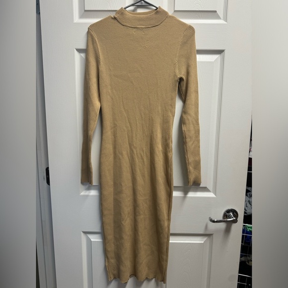 The Drop Chantal Midi Bodycon Fitted Cutout Rib Dress - Picture 5 of 5